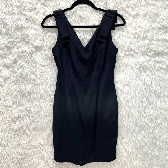 Vintage Creation Maille de France Black Sleeveless Dress S - Picture 2 of 9